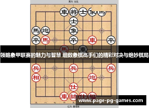 领略象甲联赛的魅力与智慧 细数象棋高手们的精彩对决与绝妙棋局